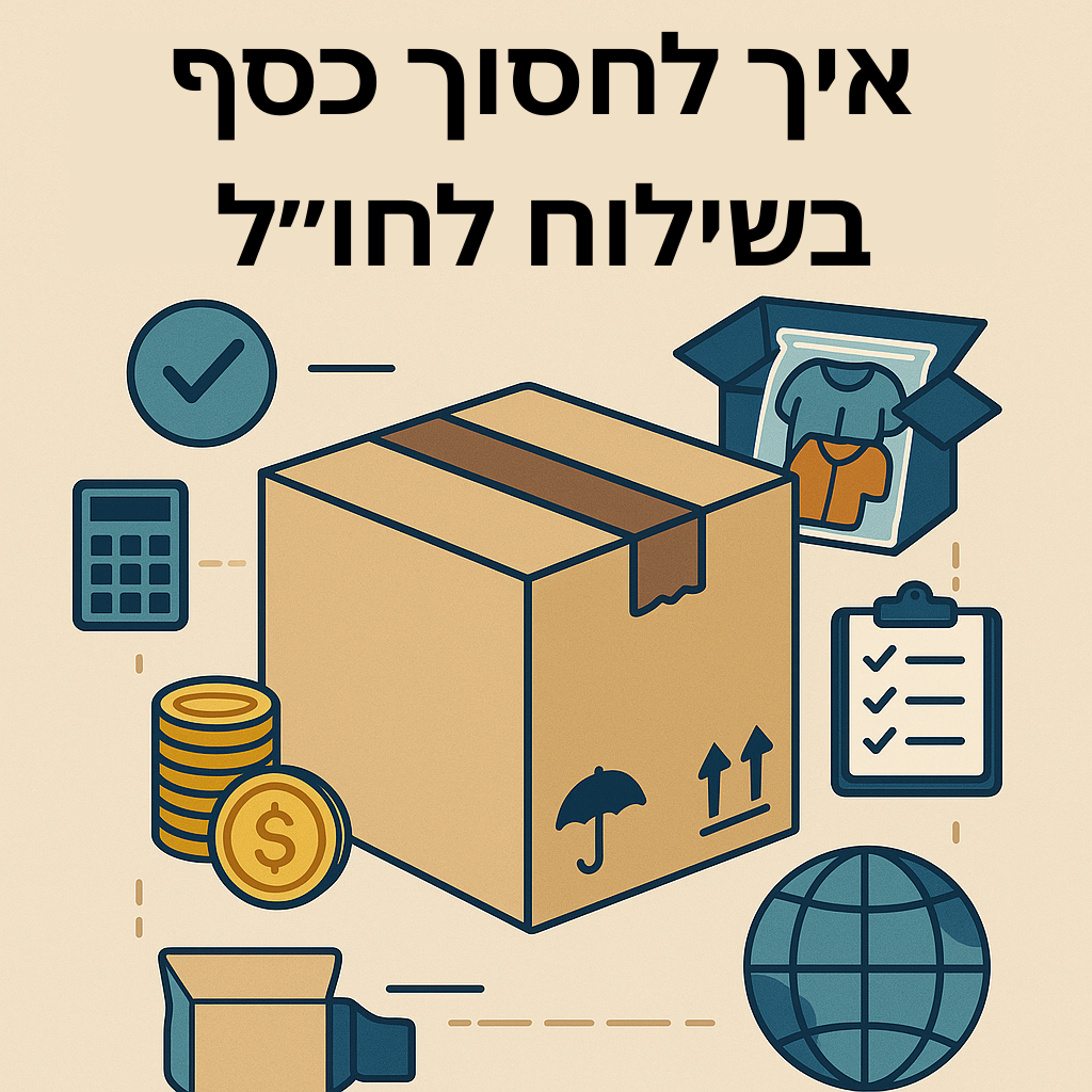 חיסכון בשילוח לחו\